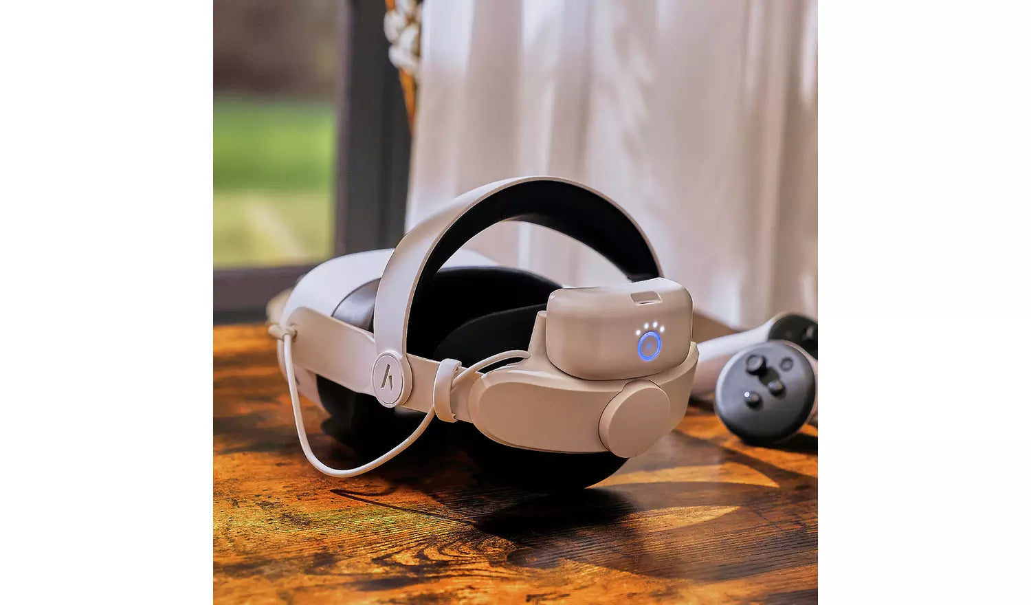 STEALTH Pro Head Strap With Power Bank For Meta Quest 3 & 3S, White – (New) Stealth
