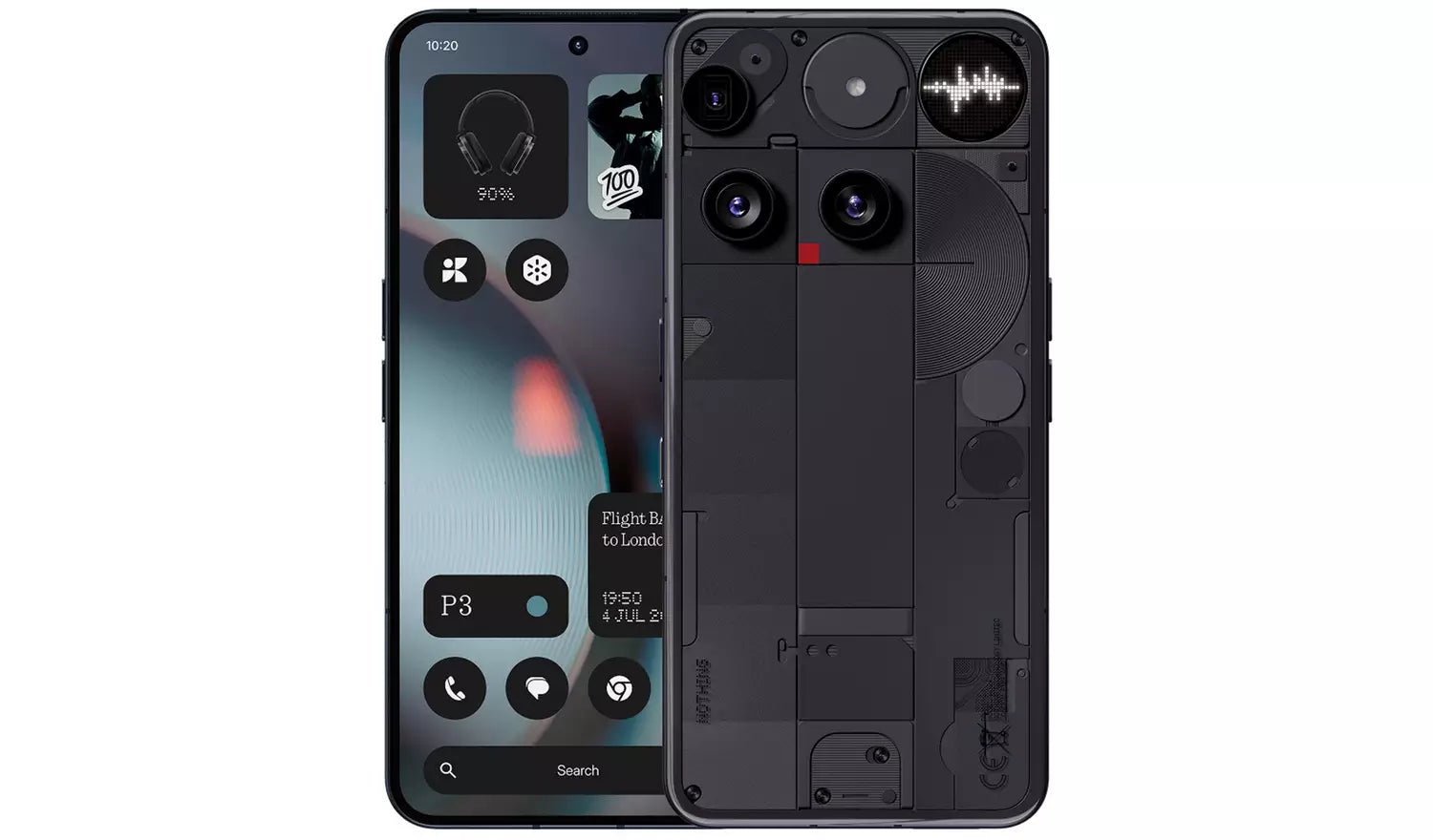 Nothing Phone 3 5G 512GB Black SIM Free Ai Mobile Phone (New) Nothing