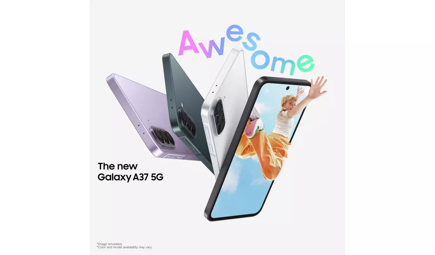 Samsung Galaxy A37 5G 256GB Grey Green Unlocked (New) Samsung