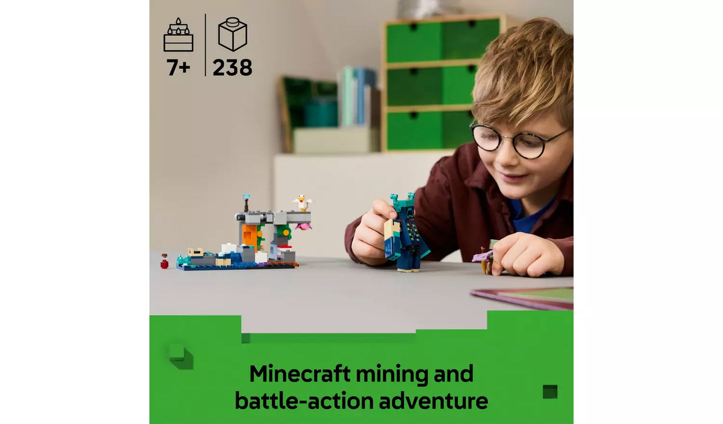 LEGO Minecraft The Warden Encounter Toy Gaming Gift 21274 | Ages 7+ | New LEGO