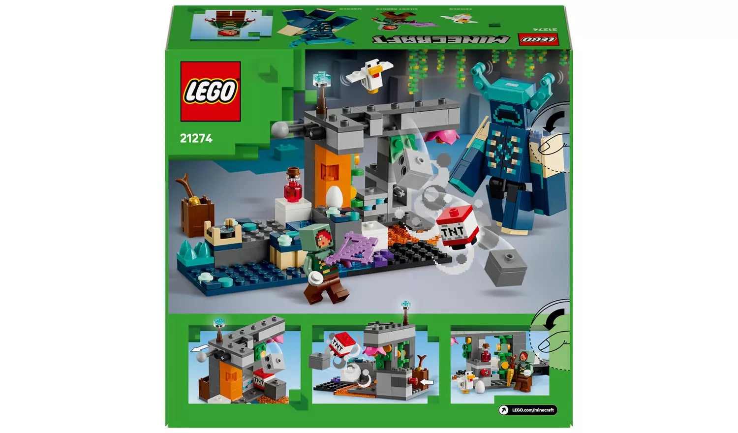 LEGO Minecraft The Warden Encounter Toy Gaming Gift 21274 | Ages 7+ | New LEGO