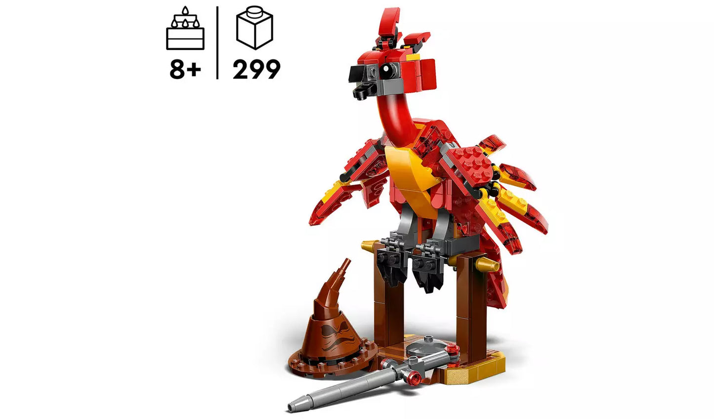 LEGO Harry Potter Fawkes Dumbledore’s Phoenix Toy Gift | Ages 8+ | Model 76448 | New LEGO