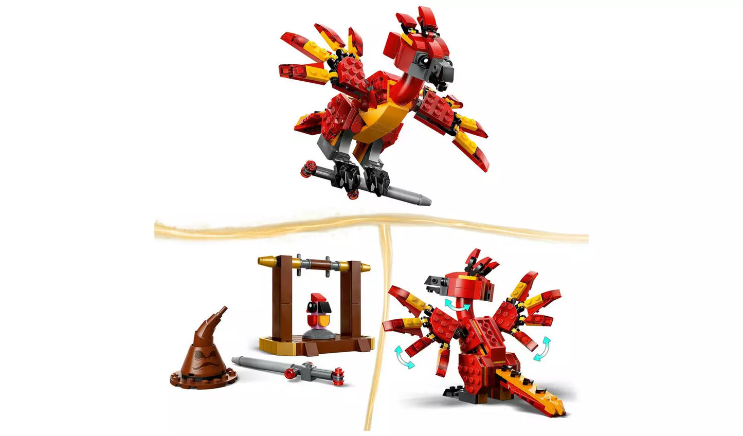 LEGO Harry Potter Fawkes Dumbledore’s Phoenix Toy Gift | Ages 8+ | Model 76448 | New LEGO