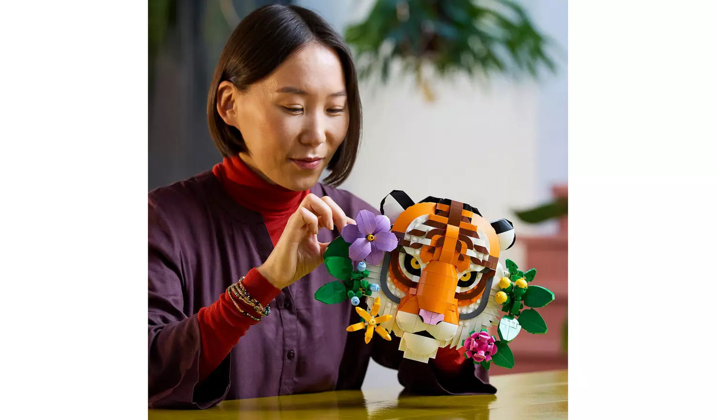 LEGO ART The Fauna Collection Tiger Wall Art Set for Adults | Ages 18+ | Model 31217 | NEW LEGO