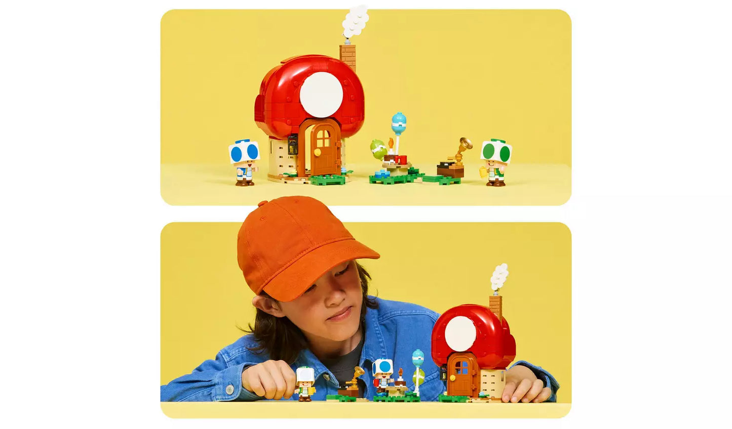 LEGO Super Mario Party at Toad’s House Toy Set | Ages 7+ | Model 72041 | New LEGO