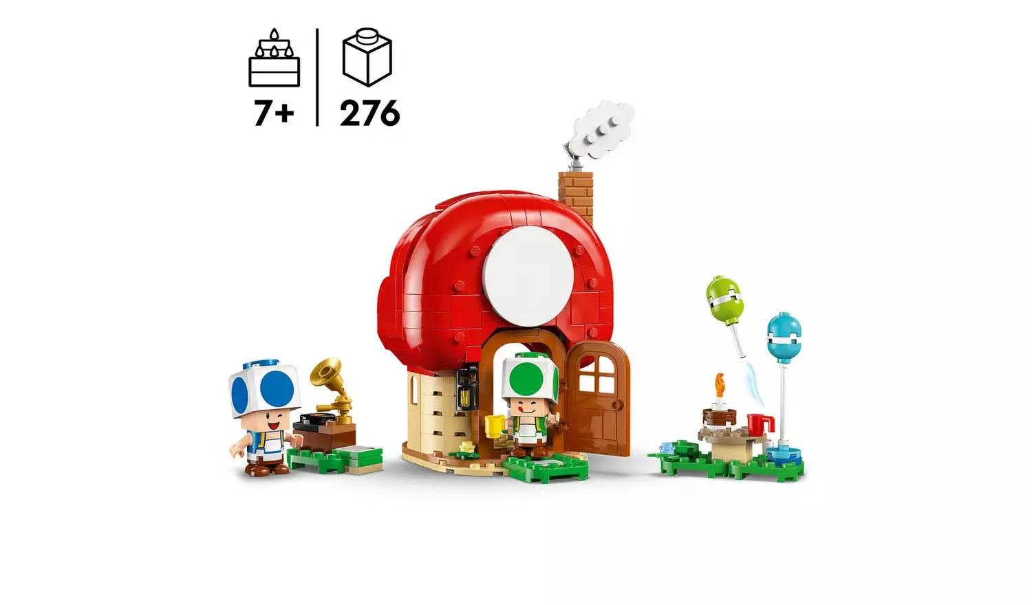 LEGO Super Mario Party at Toad’s House Toy Set | Ages 7+ | Model 72041 | New LEGO
