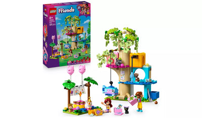 LEGO Friends Cat Birthday Party & Tree House Toy | Ages 6+ | Model 42666 | 321 Pieces | New LEGO
