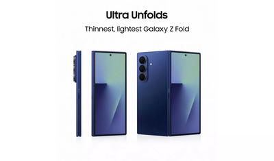 Samsung Galaxy Z Fold7 5G (256GB Blue) SIM Free AI Smartphone (New)