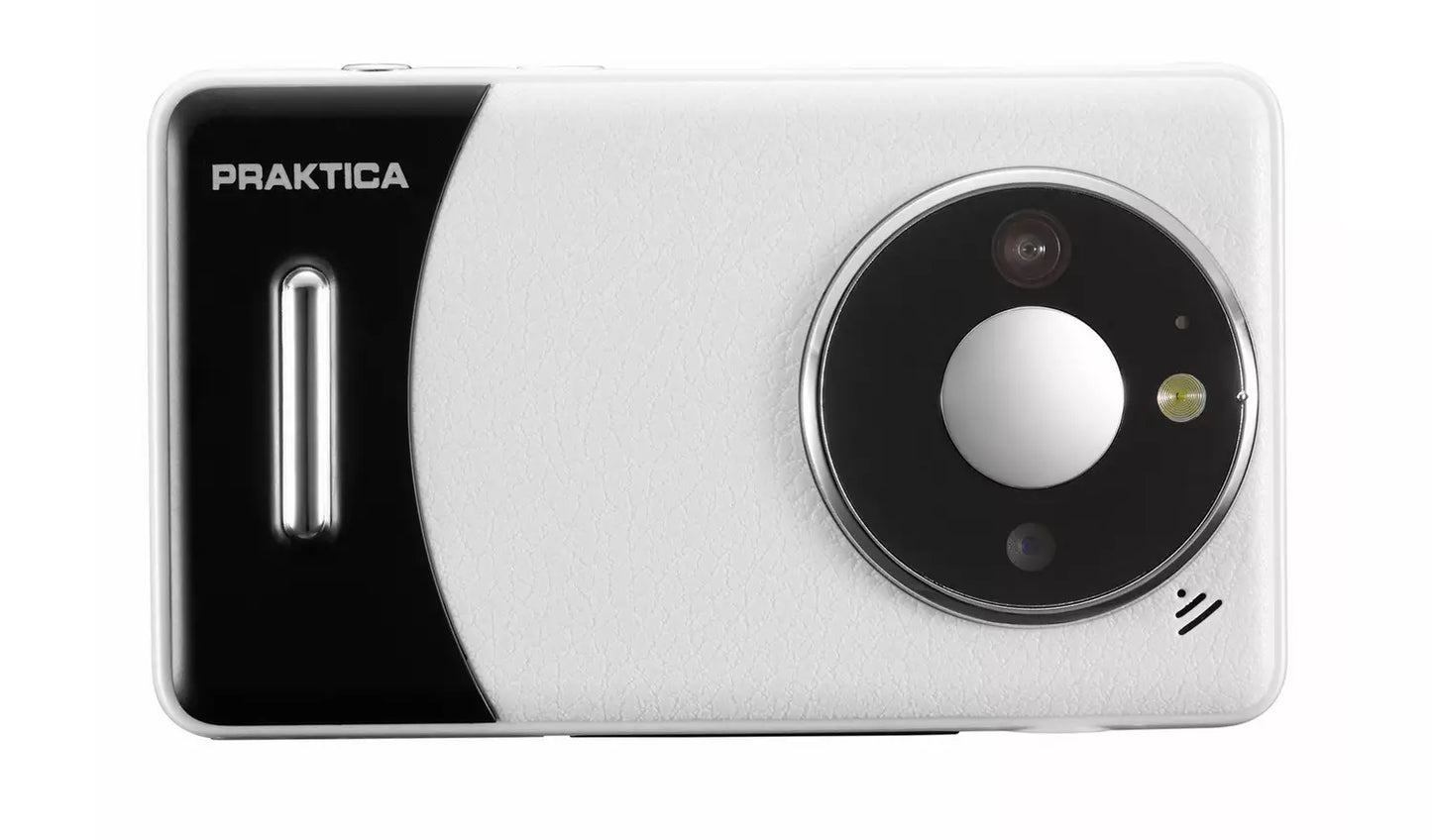 Praktica DZ13 13MP Compact Digital Camera – 18x Zoom, Full HD 1080p, White (New) Praktica