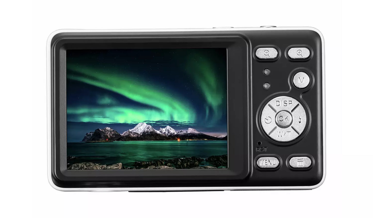 Praktica DZ13 13MP Compact Digital Camera – 18x Zoom, Full HD 1080p, White (New) Praktica