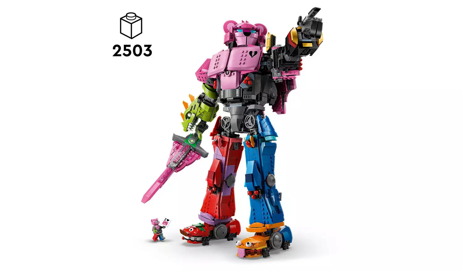 LEGO Fortnite Mecha Team Leader Action Figure Model Set for Adults | Ages 18+ | Model 77078 | NEW LEGO