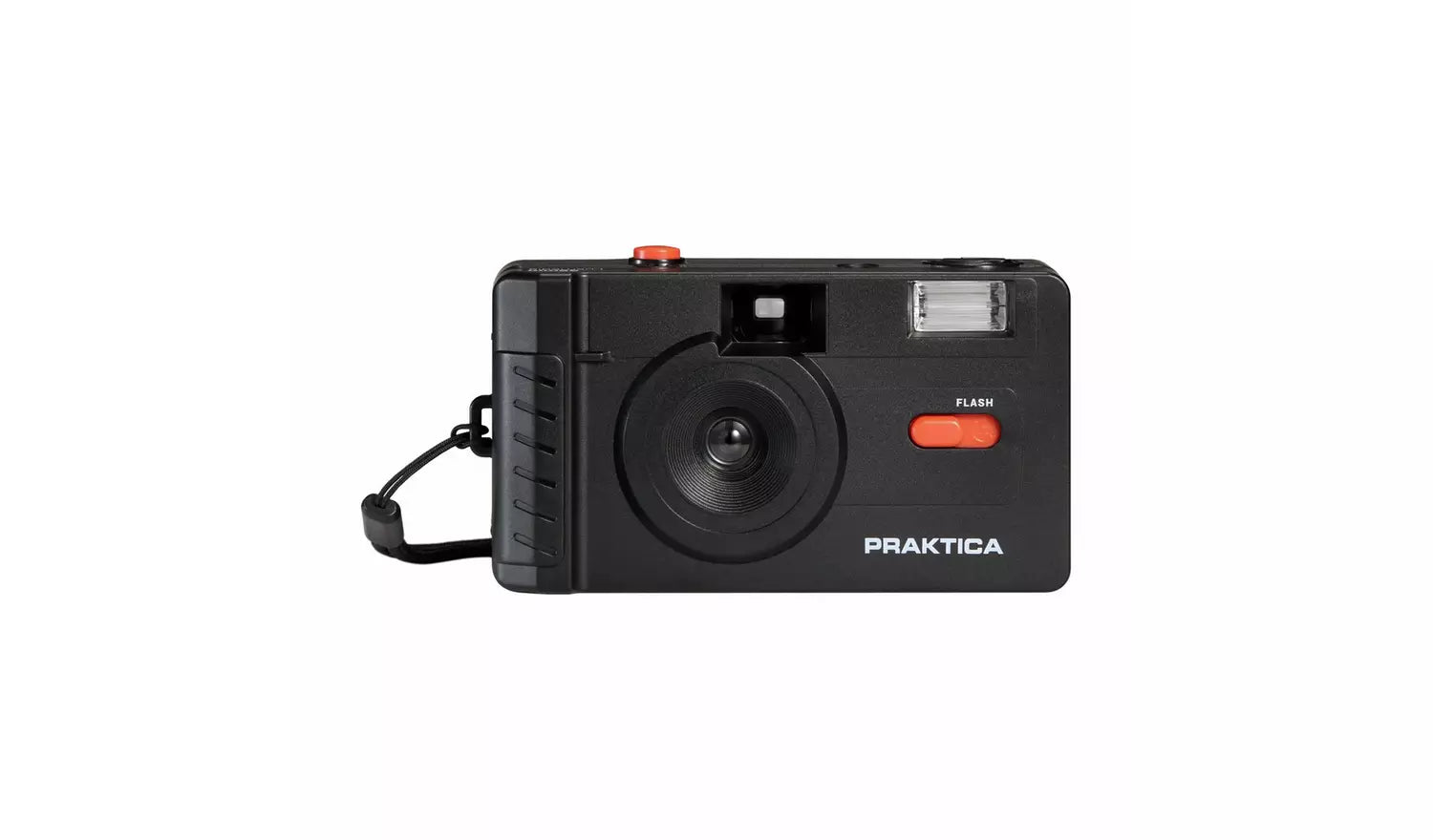 Praktica 35mm Reusable Film Camera with Flash – Black (New) Praktica