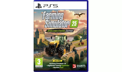 Farming Simulator 25: Highlands Fishing Edition – PS5 | Physical Disc | 3+ (New) PS5