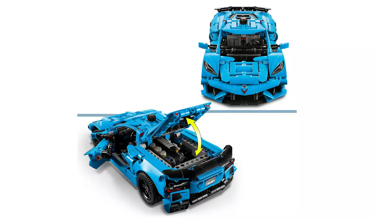 LEGO Technic Chevrolet Corvette Stingray Blue Car Toy | Ages 9+ | Model 42217 | New LEGO