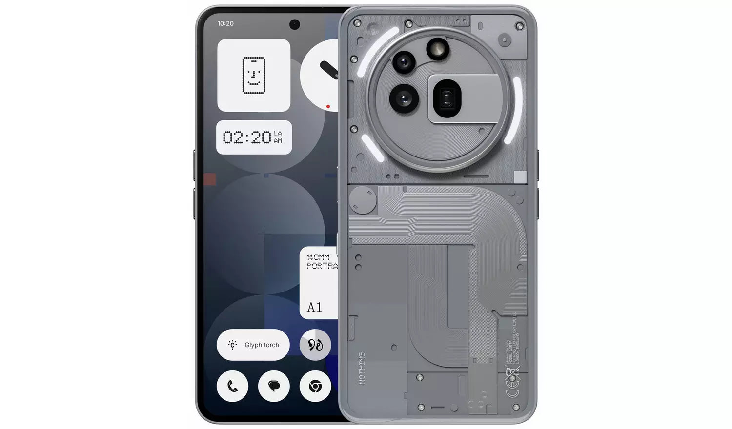 Nothing Phone (3a) Pro 5G 256GB Grey SIM Free Ai Mobile Phone (New) Nothing