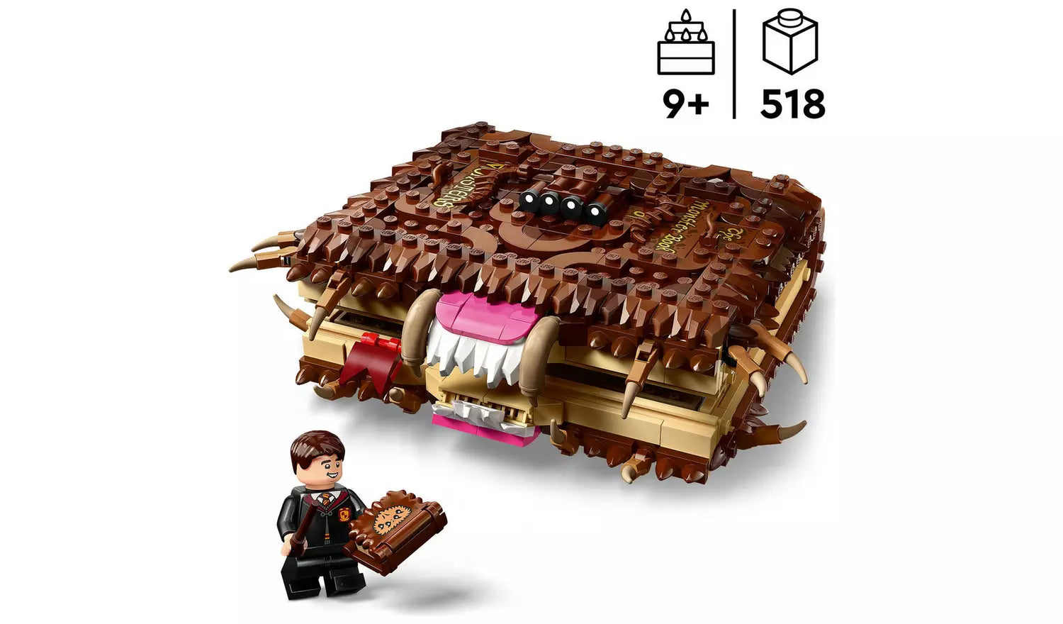 LEGO Harry Potter Chomping Monster Book of Monsters | Ages 9+ | Model 76449 | New LEGO