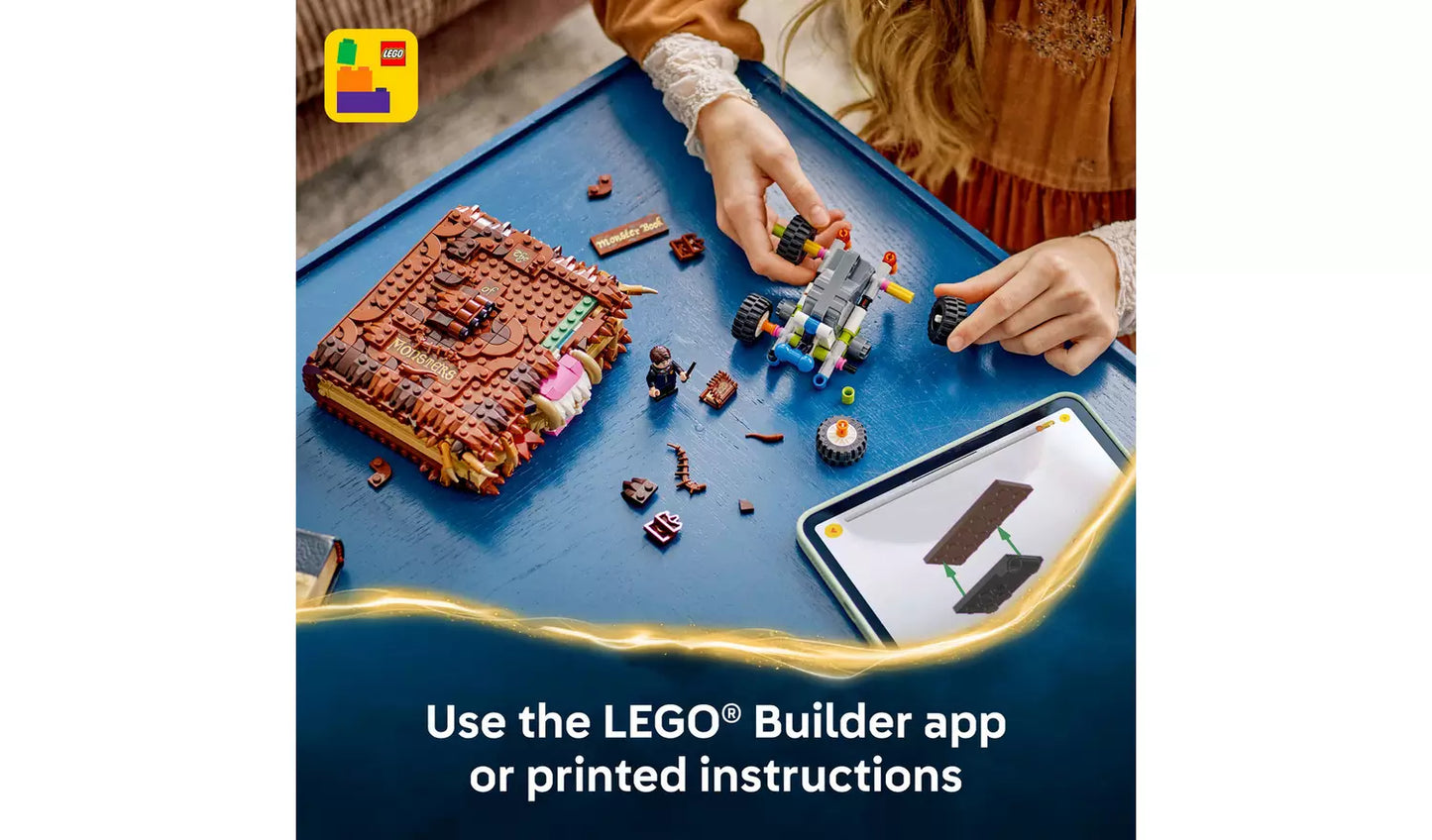 LEGO Harry Potter Chomping Monster Book of Monsters | Ages 9+ | Model 76449 | New LEGO