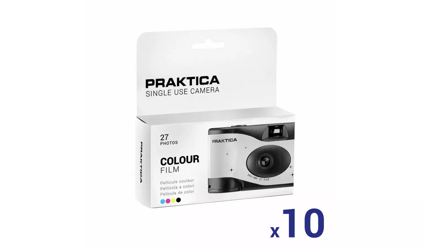 Praktica Single Use Disposable Cameras 10 Pack (New) Praktica