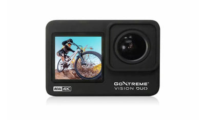 GoXtreme Vision Duo 4K Ultra HD Action Camera – Black (New) GoXtreme