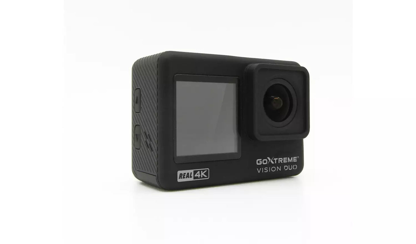 GoXtreme Vision Duo 4K Ultra HD Action Camera – Black (New) GoXtreme