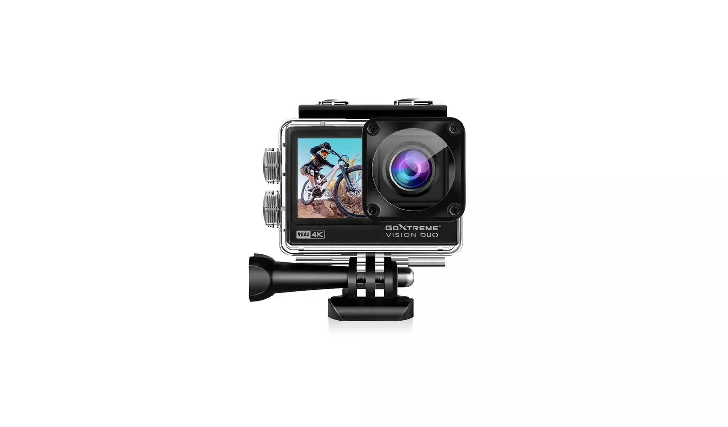 GoXtreme Vision Duo 4K Ultra HD Action Camera – Black (New) GoXtreme