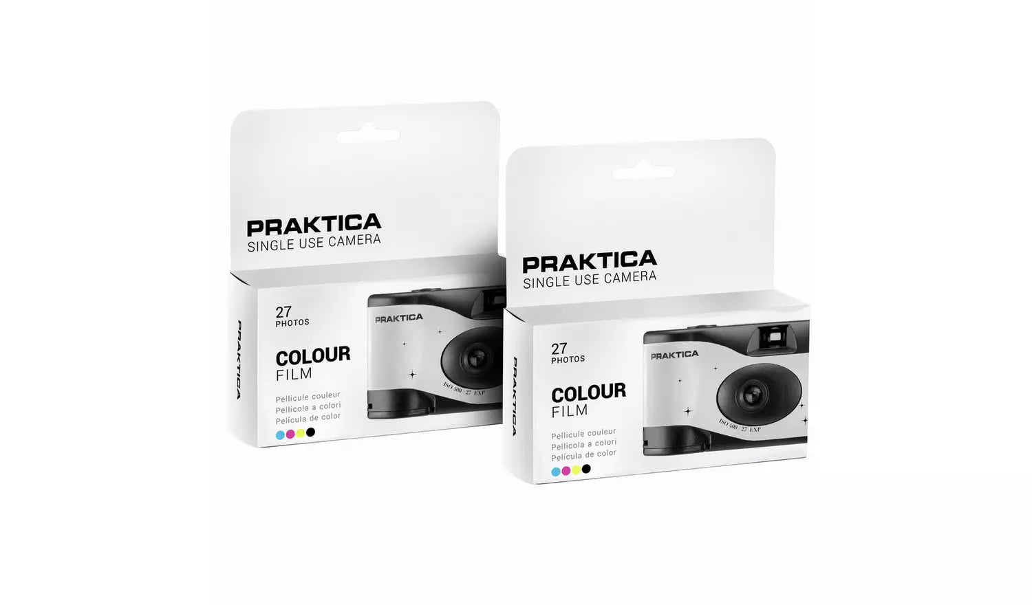 Praktica Single Use 27 Shot Disposable Camera 2 Pack (New) Praktica