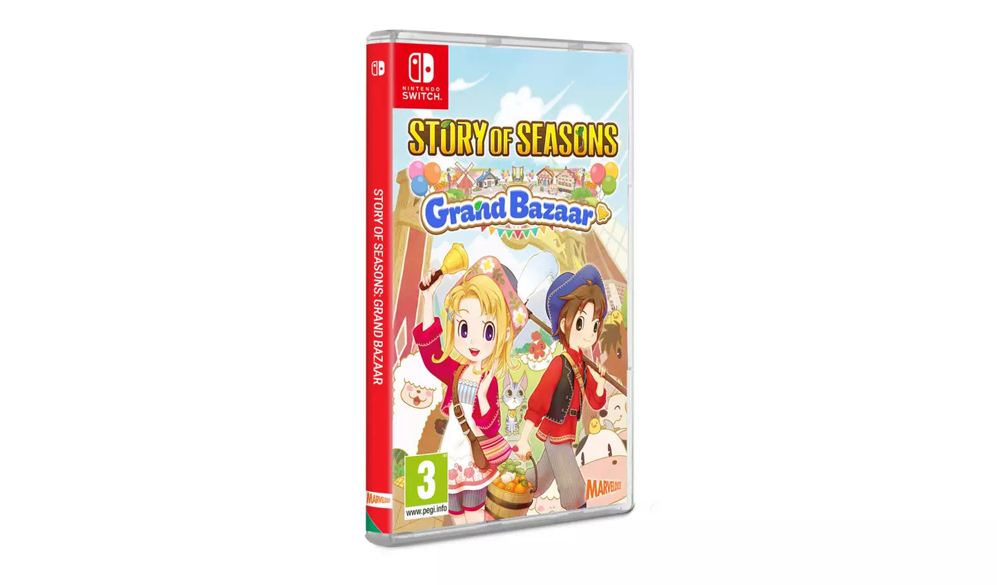 Story of Seasons: Grand Bazaar – Nintendo Switch Game | 3+ (New) Nintendo
