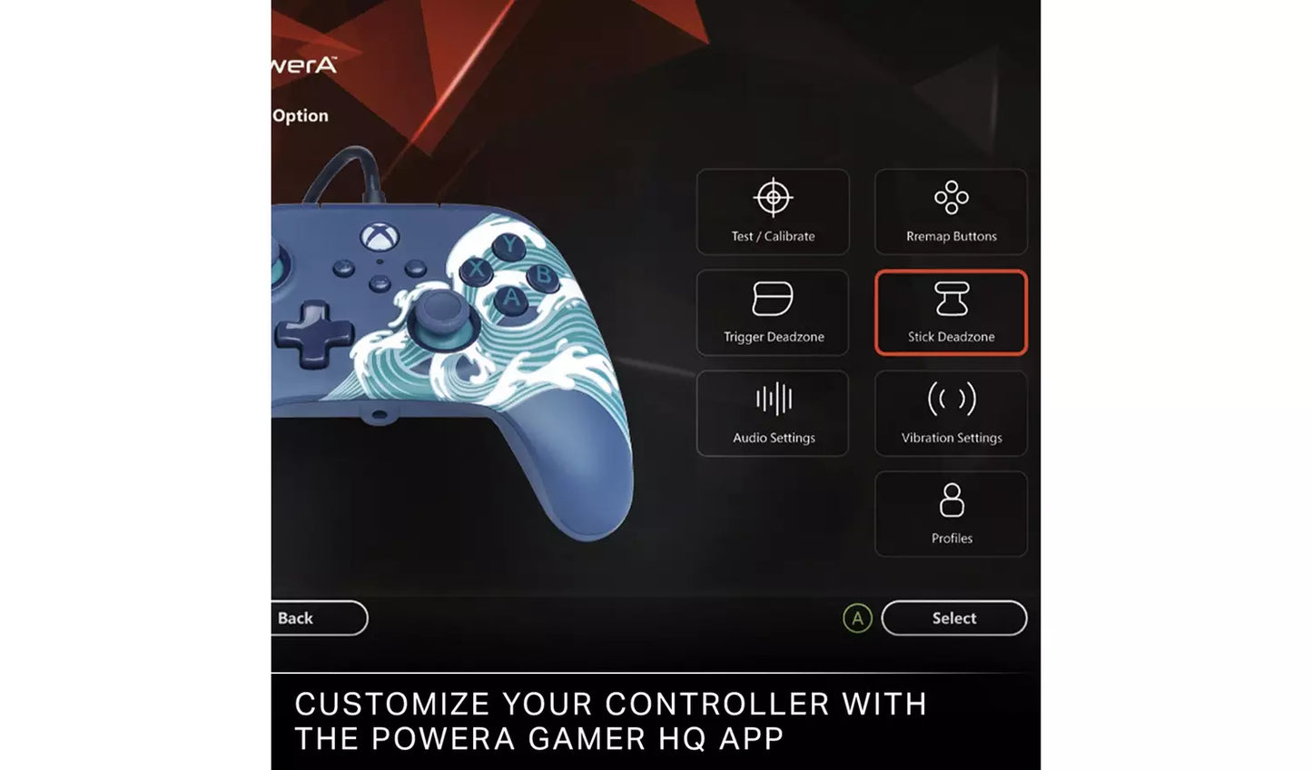 PowerA Advantage Xbox Wired Controller – Blue (New) PowerA