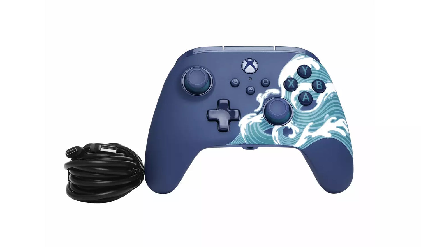 PowerA Advantage Xbox Wired Controller – Blue (New) PowerA