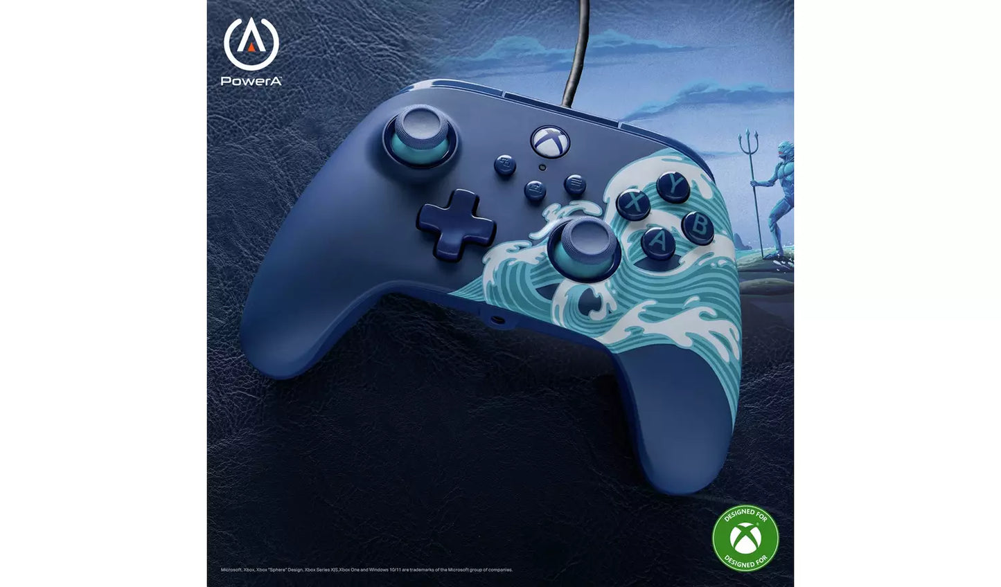 PowerA Advantage Xbox Wired Controller – Blue (New) PowerA