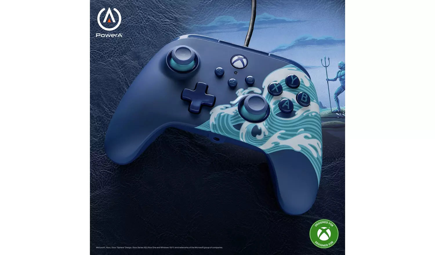 PowerA Advantage Xbox Wired Controller – Blue (New) PowerA