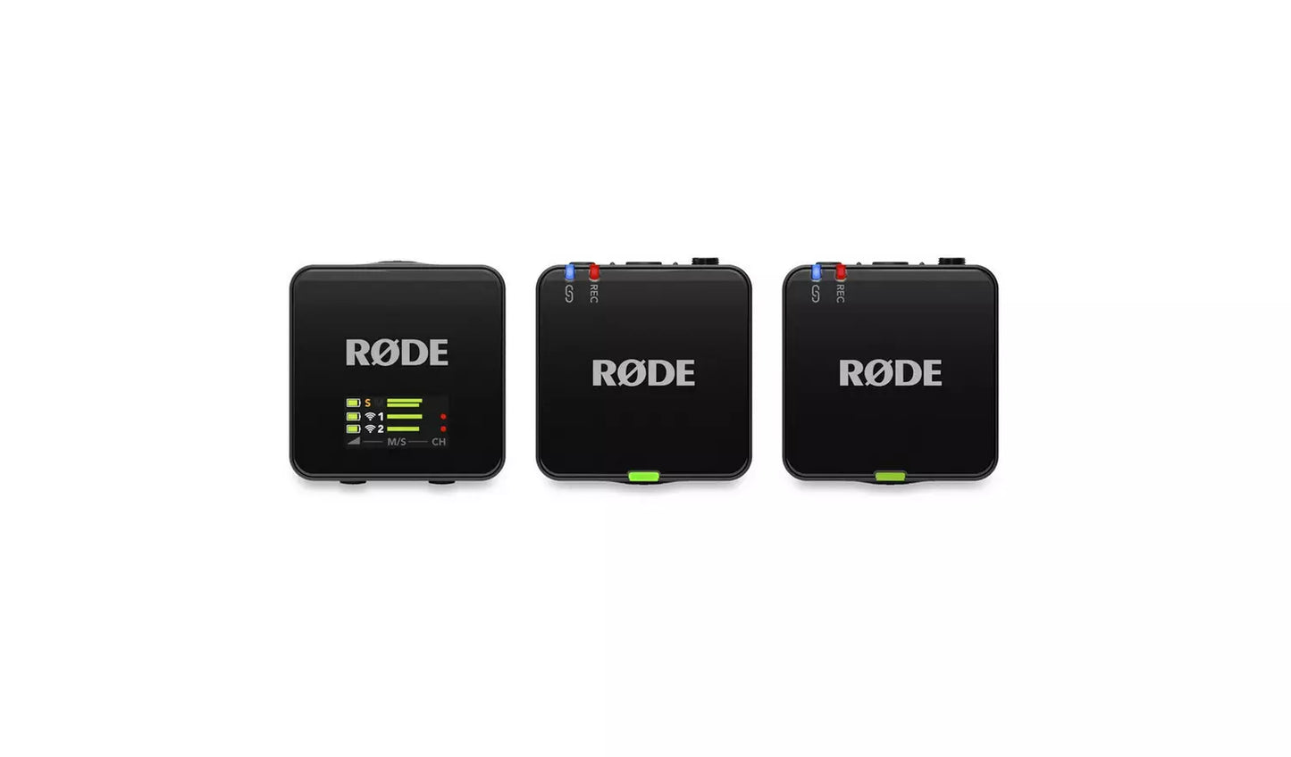 RØDE Wireless GO Gen 3 Dual-Channel Wireless Microphone System – Black (New) RØDE