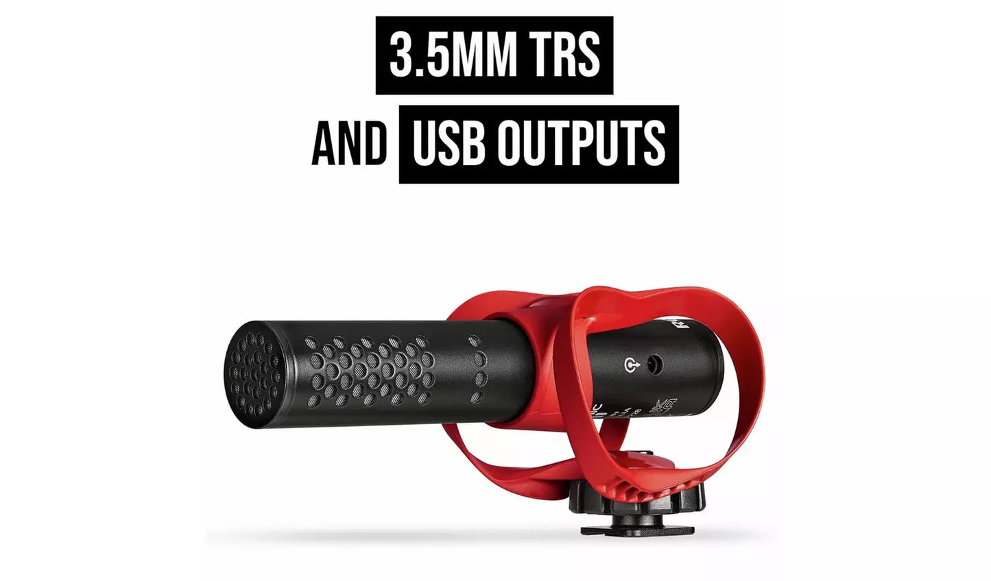 RØDE VideoMic GO II Shotgun Microphone with HELIX Mount – Black (New) RØDE