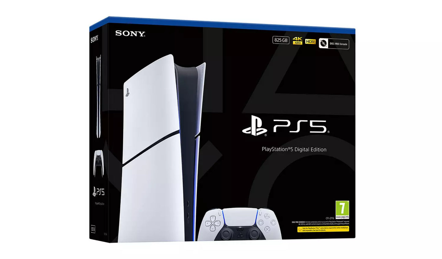 PlayStation 5 Digital Edition – Slim Console (New) Sony