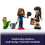 LEGO Wednesday Black Dahlia Flower Toy with Mini Dolls | Ages 9+ | Model 76784 | New LEGO