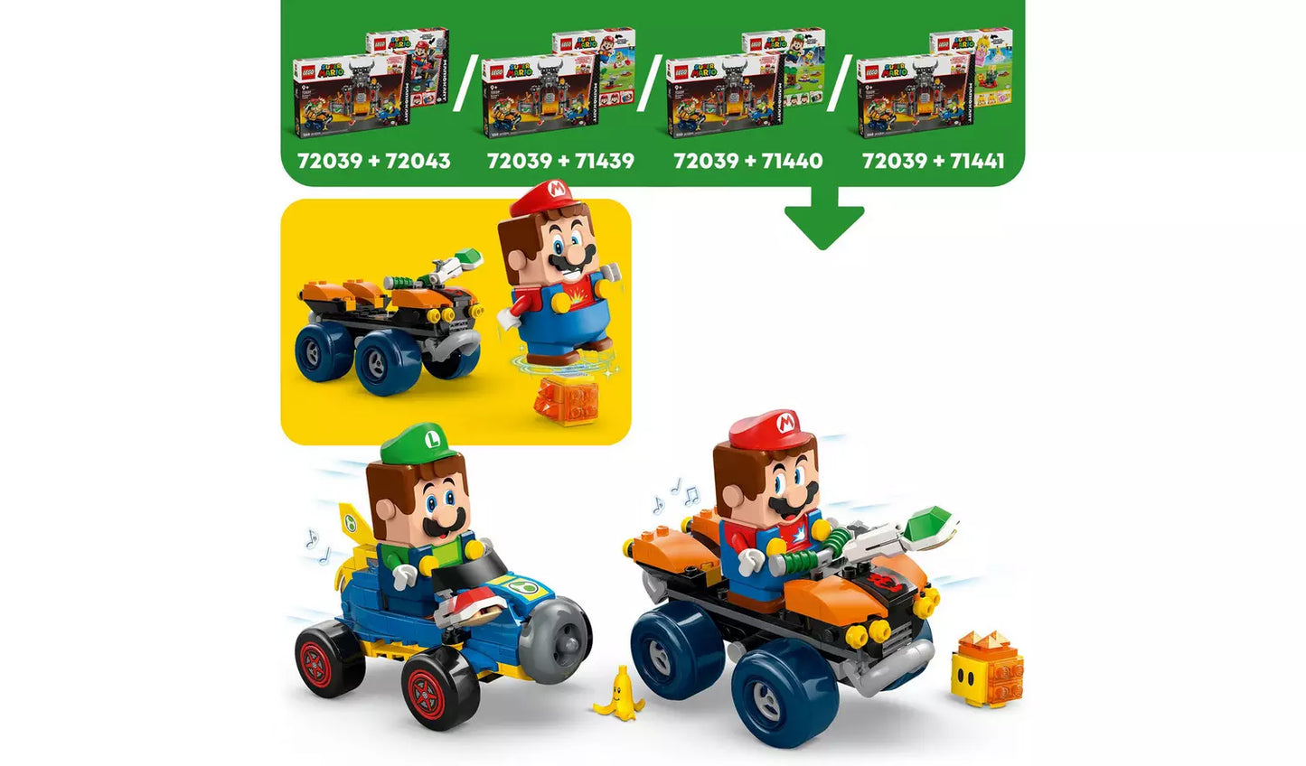 LEGO Super Mario: Mario Kart – Bowser’s Castle Toy | Ages 9+ | Model 72039 | 1068 Pieces | New LEGO