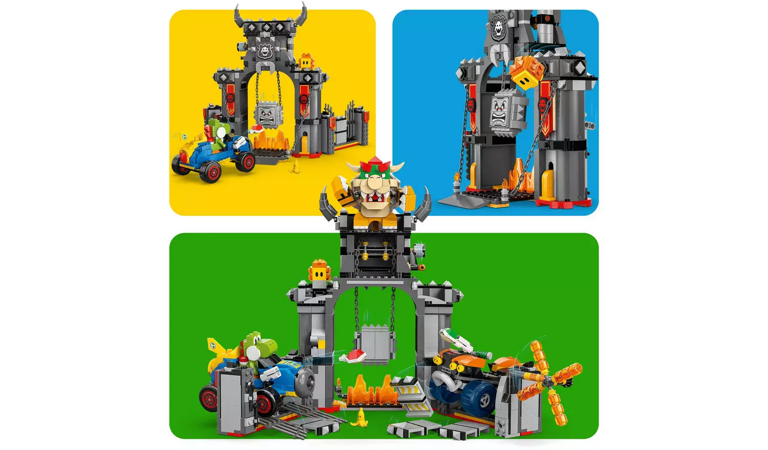 LEGO Super Mario: Mario Kart – Bowser’s Castle Toy | Ages 9+ | Model 72039 | 1068 Pieces | New LEGO