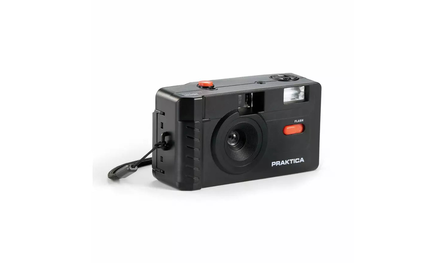 Praktica 35mm Reusable Film Camera – Black (New) Praktica