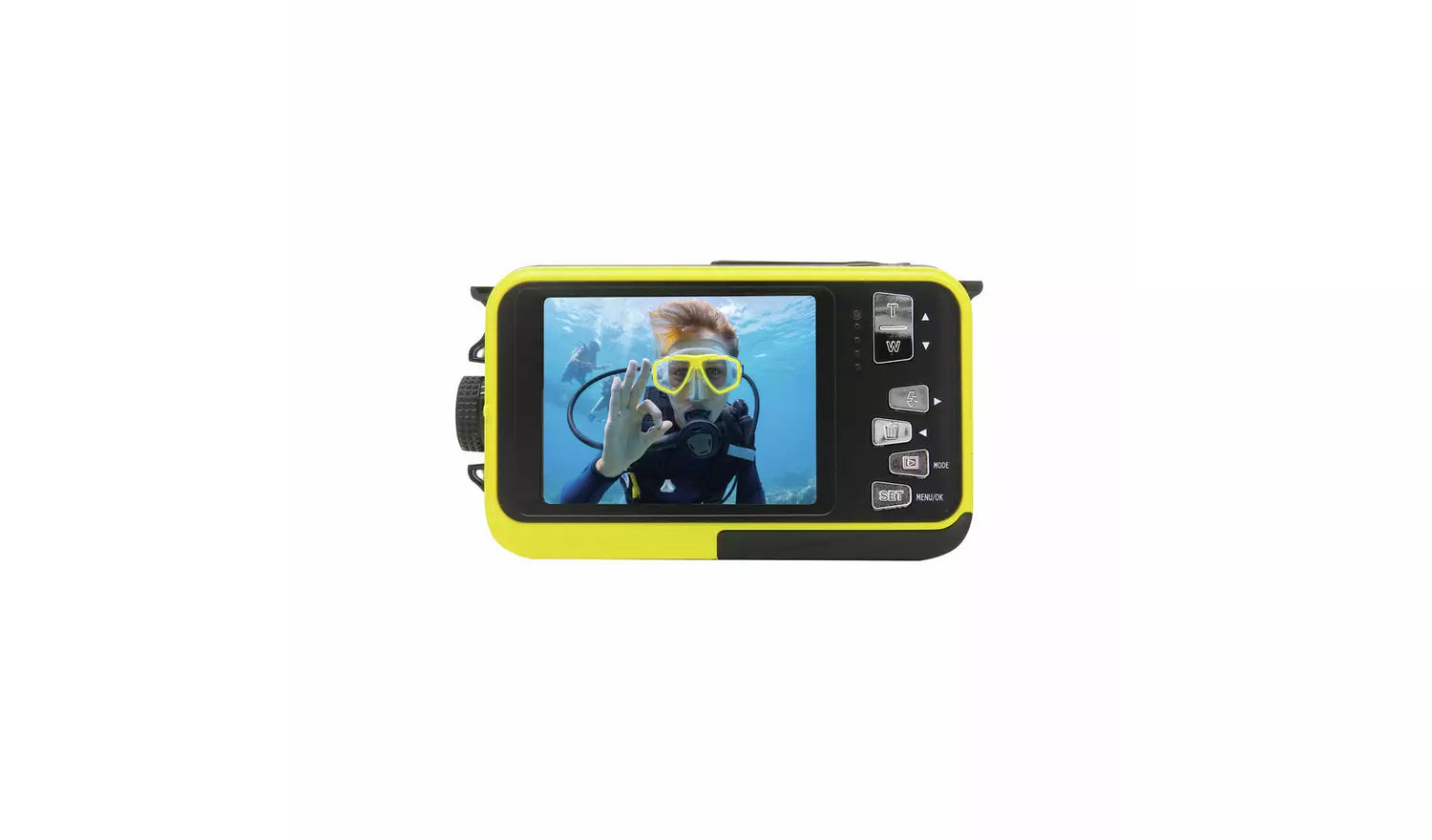 Aquapix W3027 Wave Waterproof Digital Camera - Yellow (New) Aquapix