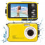 Aquapix W3027 Wave Waterproof Digital Camera - Yellow (New) Aquapix