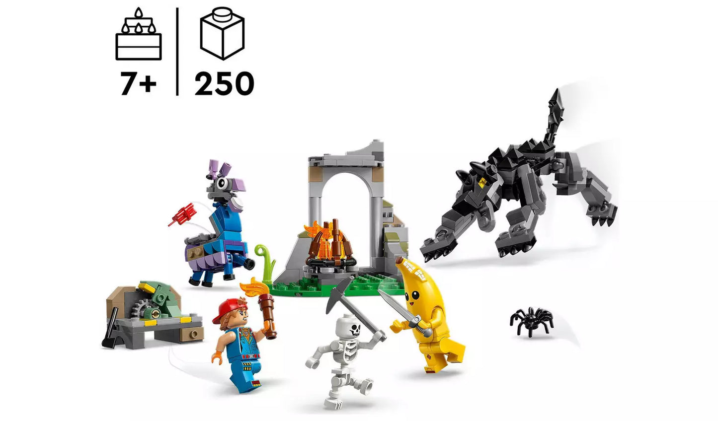 LEGO Fortnite Peely & Sparkplug’s Camp Gaming Toy Set | Ages 7+ | Model 77075 | New LEGO