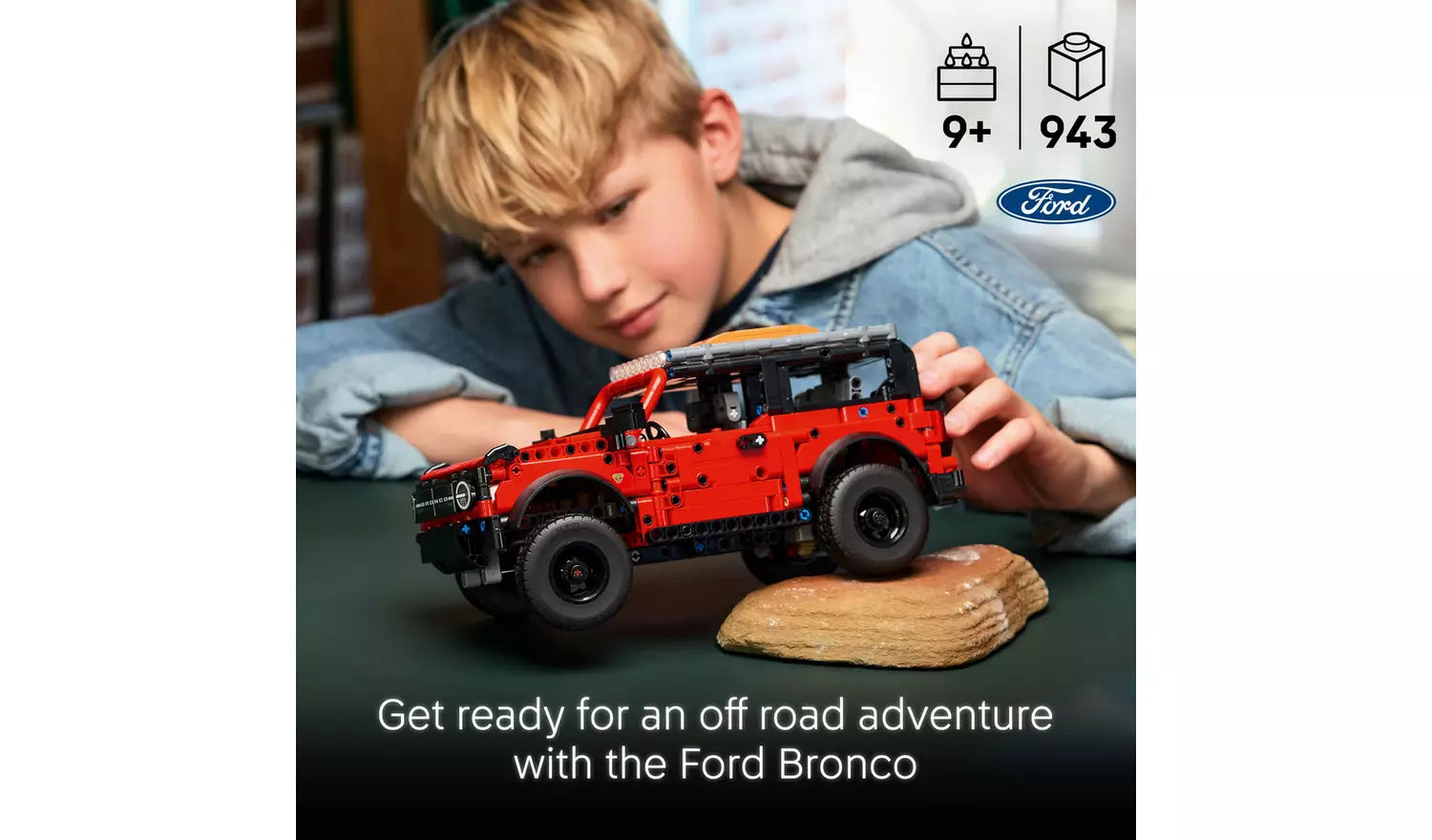 LEGO Technic Ford Bronco SUV Collectible Car Toy Set | Ages 9+ | Model 42213 | New LEGO