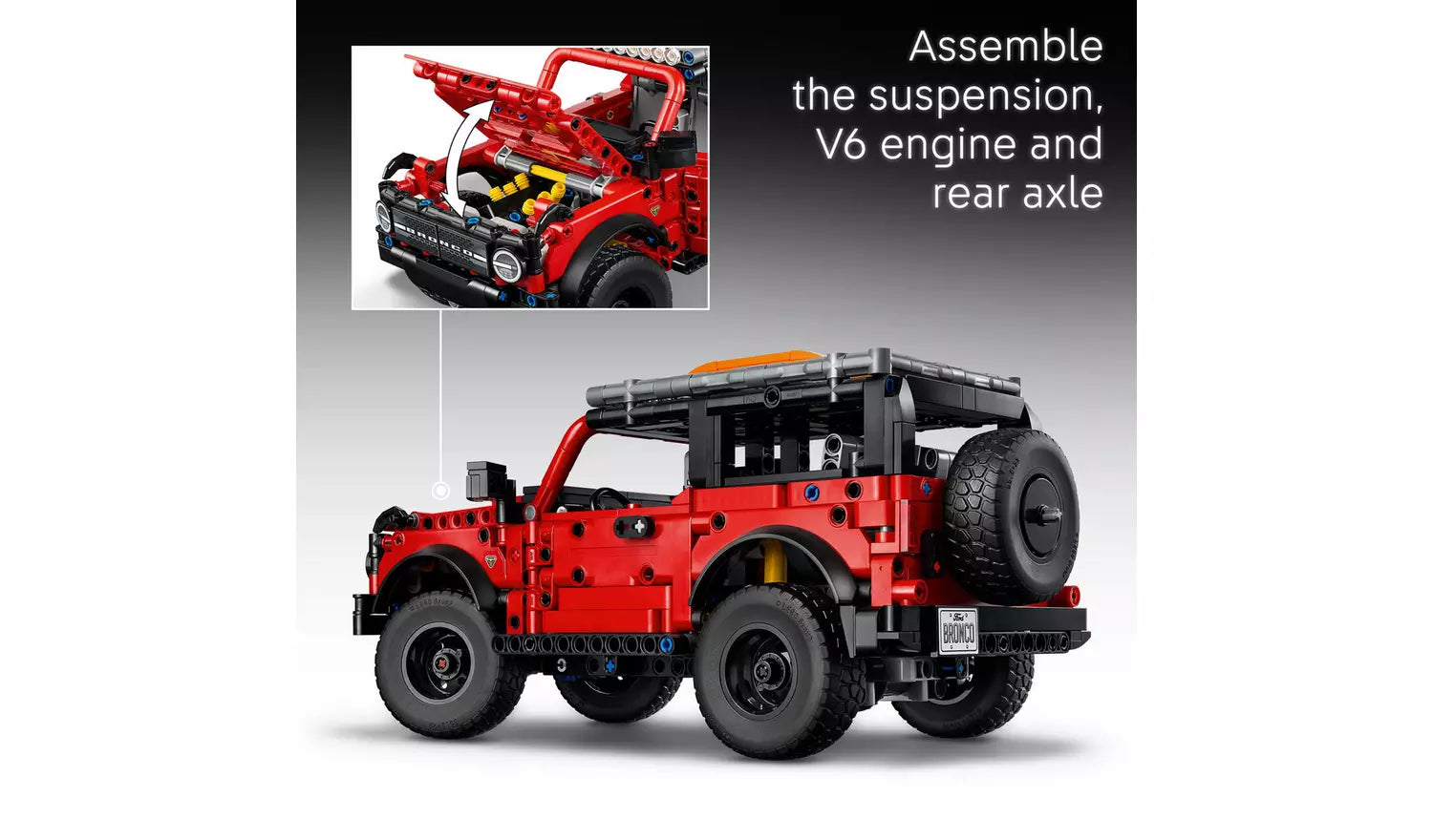 LEGO Technic Ford Bronco SUV Collectible Car Toy Set | Ages 9+ | Model 42213 | New LEGO