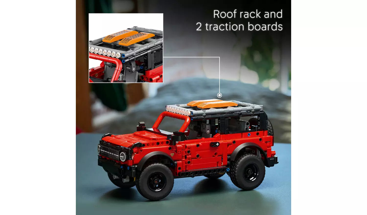 LEGO Technic Ford Bronco SUV Collectible Car Toy Set | Ages 9+ | Model 42213 | New LEGO