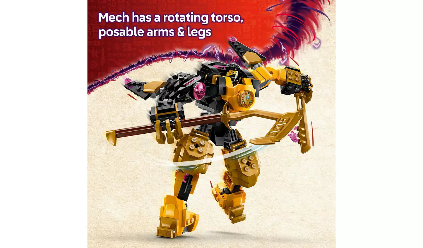 LEGO NINJAGO Arin’s Spinjitzu Battle Mech Toy Set | Ages 7+ | Model 71839 | New LEGO