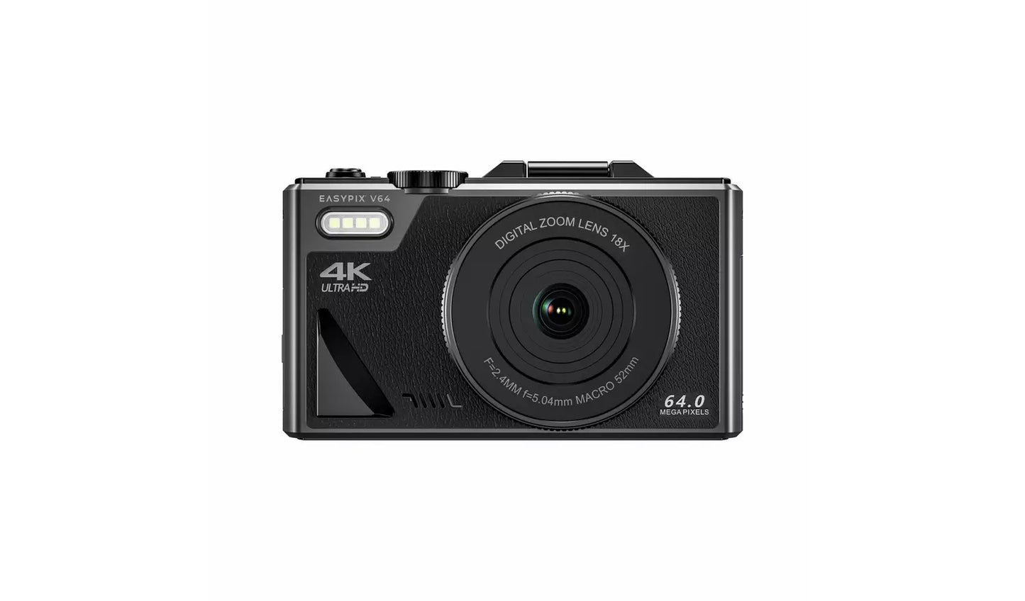 Easypix V64 Flip 4K Vlogging Digital Camera (New) Easypix
