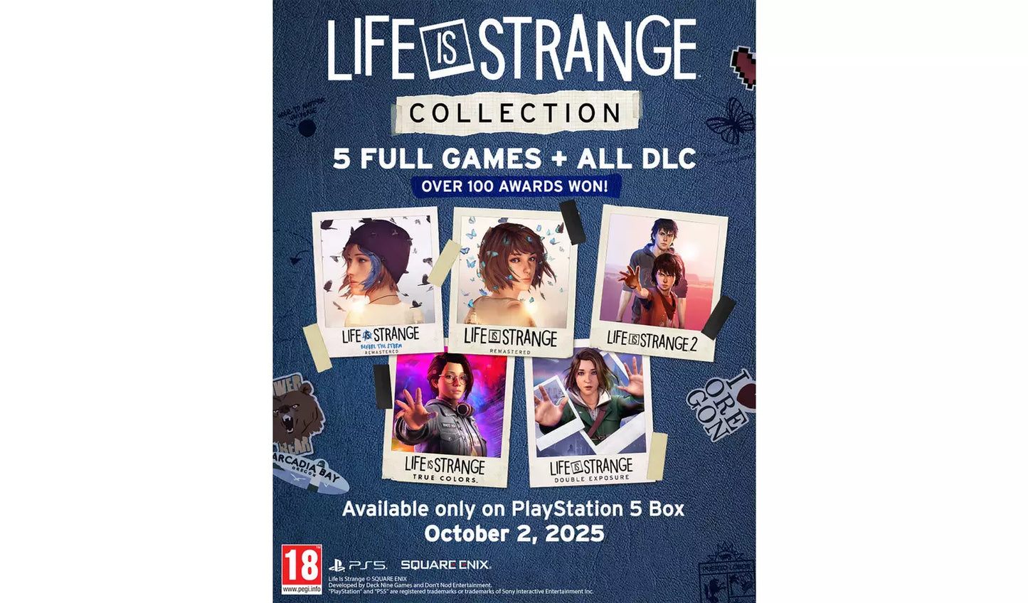 Life Is Strange: Collection – PS5 | Narrative Adventure | Complete Series | Physical Disc | 18+ (Excellent Condition) PS5