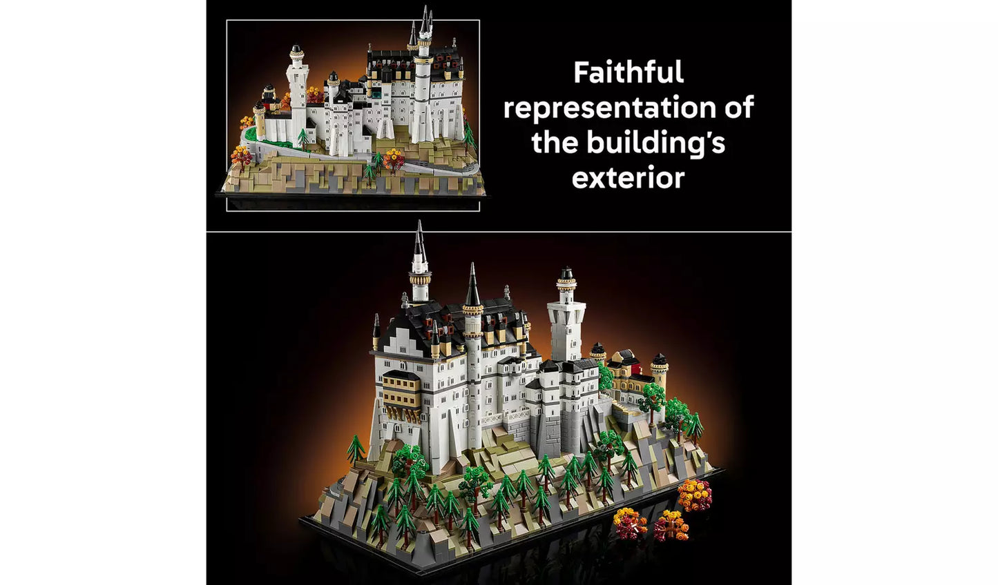 LEGO Architecture Neuschwanstein Castle Set for Adults 21063 | Ages 18+ | New LEGO