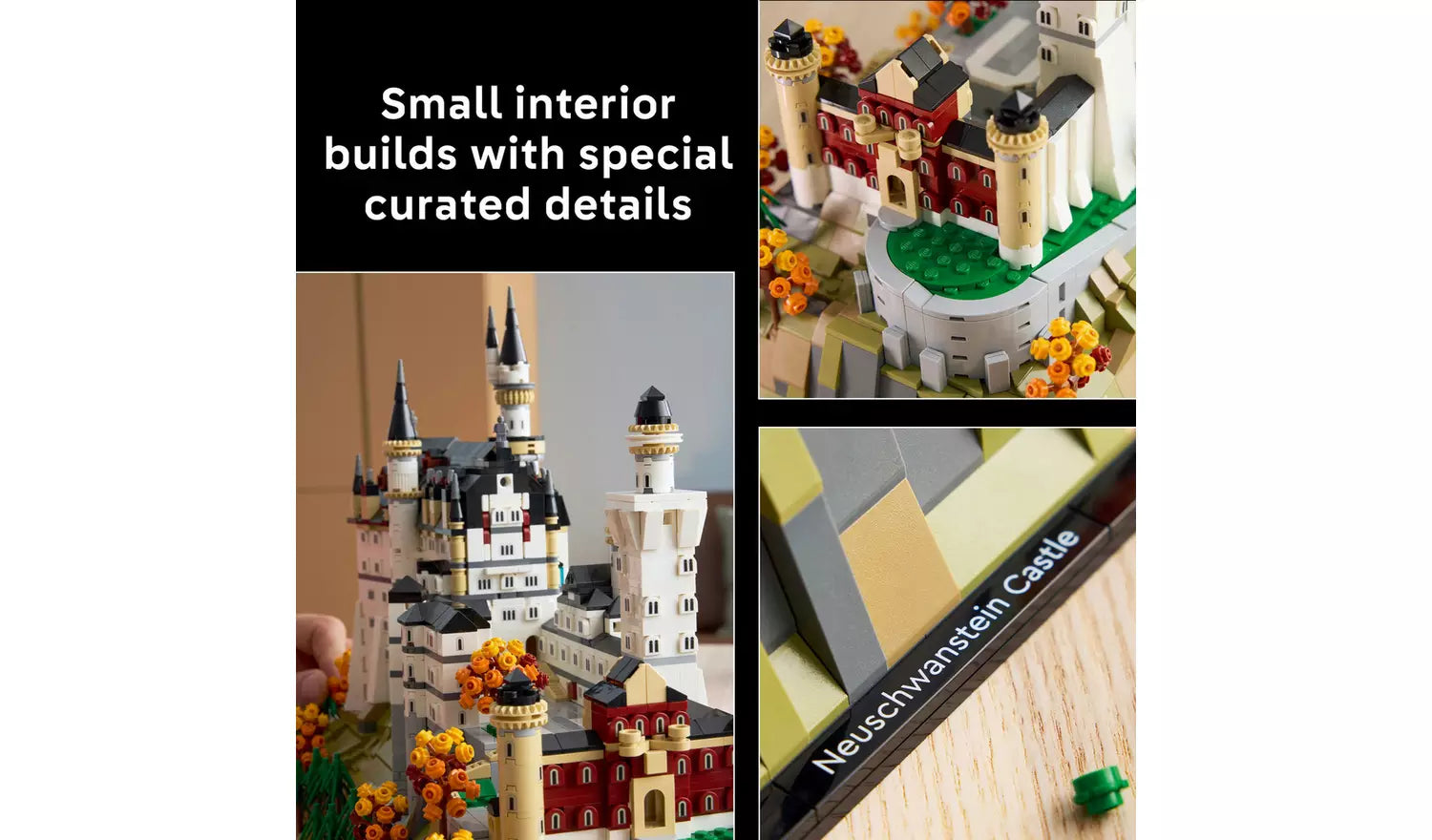 LEGO Architecture Neuschwanstein Castle Set for Adults 21063 | Ages 18+ | New LEGO