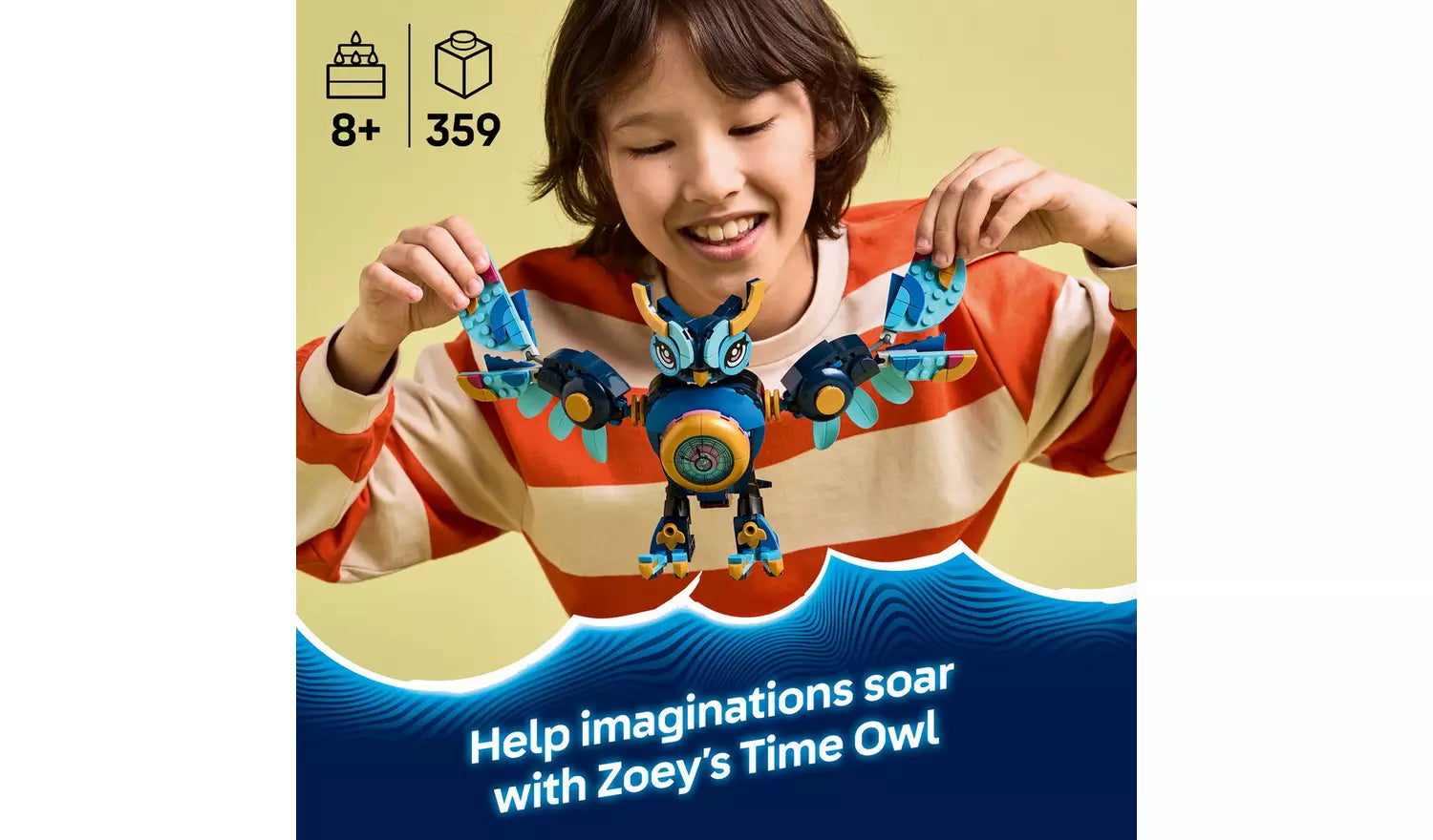 LEGO DREAMZzz 2in1 Zoey’s Time Owl Toy Building Set | Ages 8+ | Model 71494 | New LEGO